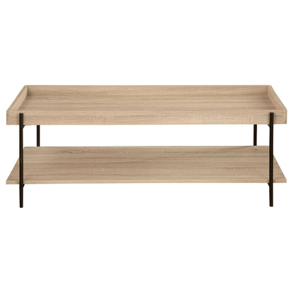 Fallon 3-piece Rectangular Coffee and End Table Set Natural