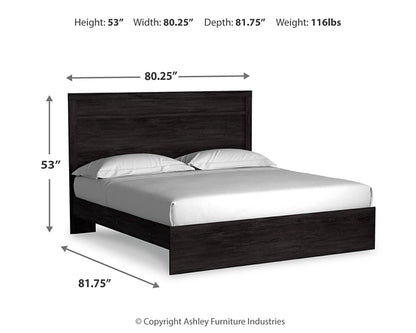 Belachime  Panel Bed