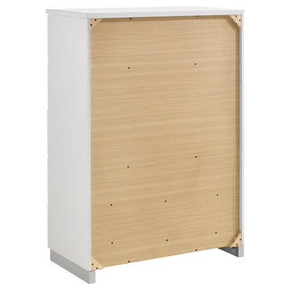 Felicity 5-piece California King Platform Bedroom Set White