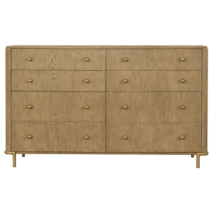 Arini 4-piece Queen Bedroom Set Cream and Sand Wash