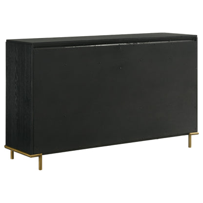 Arini 4-piece Queen Bedroom Set Cream and Black