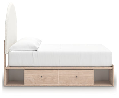 Arloster Full Upholstered Panel Bed with Storage