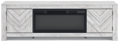 Cayboni 71" TV Stand with Electric Fireplace