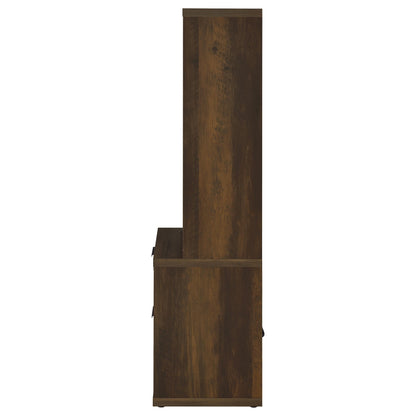 Westpark 3-piece Wall Unit Bookcase Set with USB Dark Pine