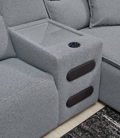 ModMax II 3-Piece Power Reclining Sectional with Chaise
