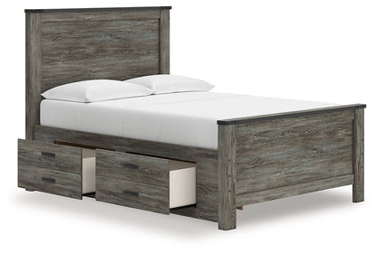 Frandern Full Panel Bed with Storage