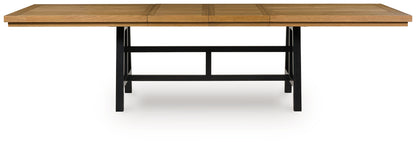 Galliden RECT Dining Room EXT Table