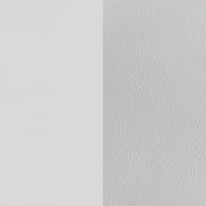 Cassia Eastern King LED Panel Bed White High Gloss