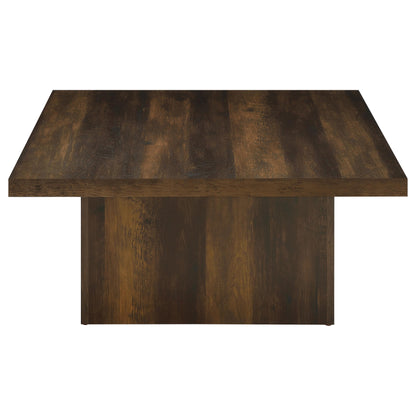 Devar 3-piece Square Coffee and End Table Set Dark Pine