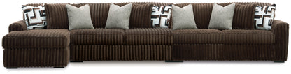 Midnight-Madness 3-Piece Sectional with Chaise