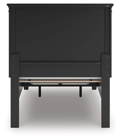 Lanolee Twin Panel Storage Bed
