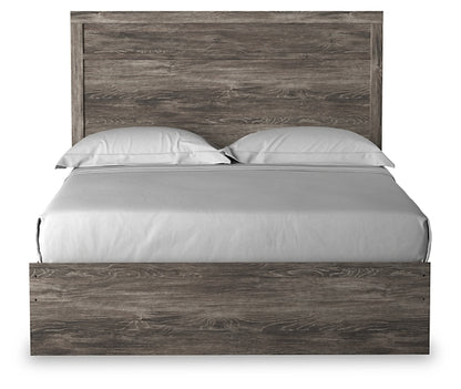 Ralinksi Queen Panel Bed with Mirrored Dresser and Chest