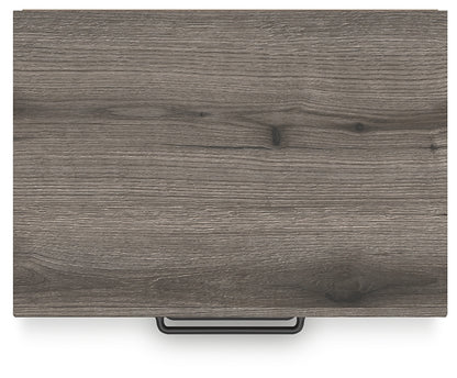 Graystorm Twin Panel Storage Bed with Mirrored Dresser and Nightstand