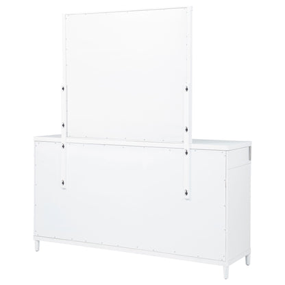 Gracemont 8-drawer Bedroom Dresser with Mirror White