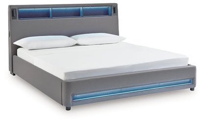 Verishaw California King Upholstered Bed