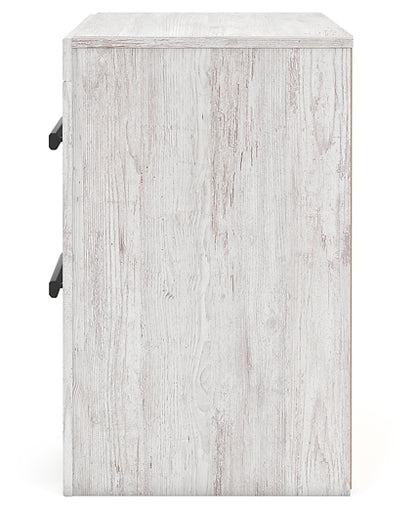 Cayboni King Panel Bed with Mirrored Dresser, Chest and Nightstand