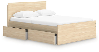 Onita Queen Panel Platform Bed with 1 Side Storage