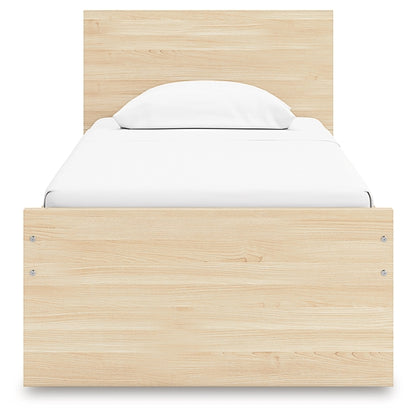 Onita Twin Panel Platform Bed with 1 Side Storage