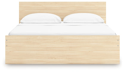 Onita King Panel Platform Bed with 2 Side Storage
