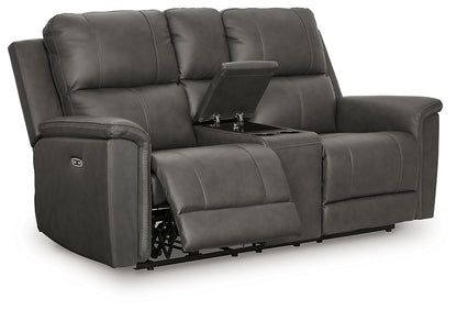 Bleckley PWR REC Loveseat/CON/ADJ HDRST
