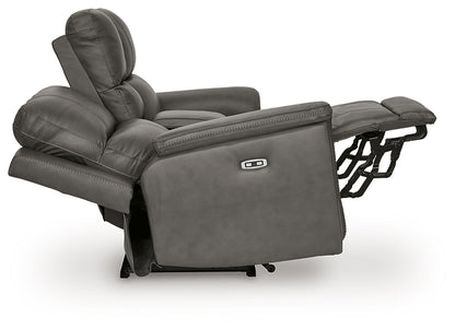 Bleckley PWR REC Loveseat/CON/ADJ HDRST