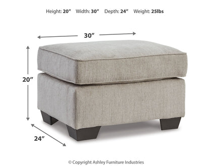 Cashton Chair and Ottoman