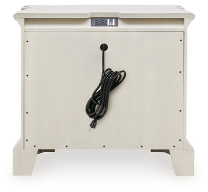 Arlendyne King Upholstered Bed with Mirrored Dresser, Chest and Nightstand