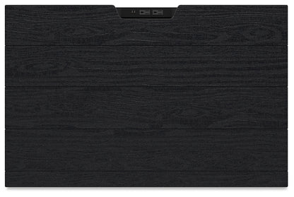 Londer Queen Panel Bed with Mirrored Dresser, Chest and Nightstand