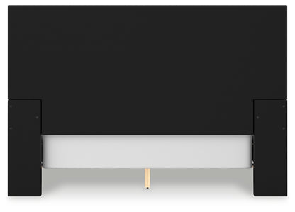 Londer Queen Panel Bed with Mirrored Dresser