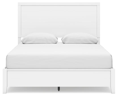 Binterglen Queen Panel Bed with Mirrored Dresser, Chest and Nightstand