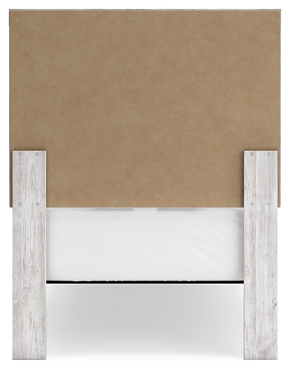 Cayboni Twin Panel Bed with Mirrored Dresser and Chest