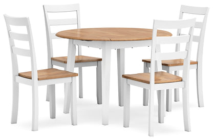 Gesthaven Dining Table and 4 Chairs
