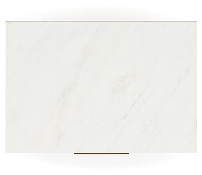 Cadmori Full Upholstered Panel Bed with Mirrored Dresser and Nightstand