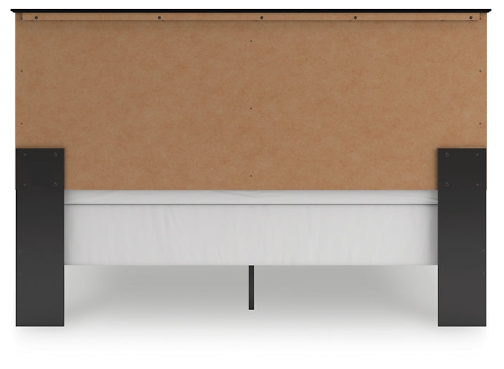 Maribel King Panel Bed with Mirrored Dresser, Chest and Nightstand