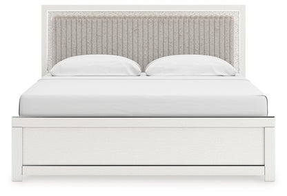 Zuraleus King Upholstered Panel Bed