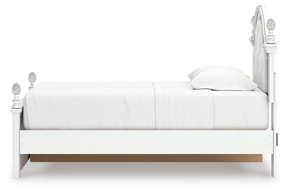 Kozlani Twin Upholstered Panel Storage Bed