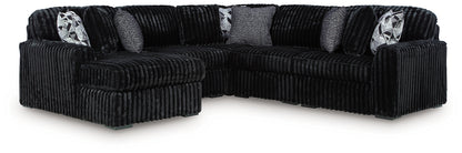 Midnight-Madness 6-Piece Sectional with Chaise
