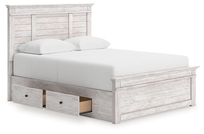 Makidern Queen Panel Storage Bed
