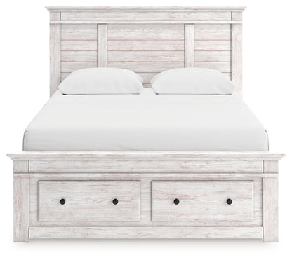 Makidern Queen Panel Storage Bed