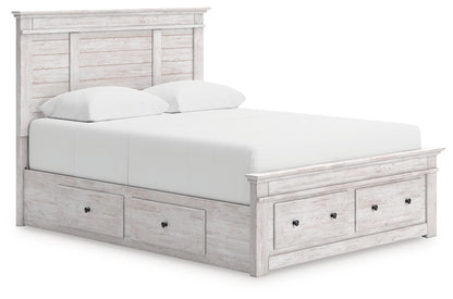 Makidern Queen Panel Storage Bed