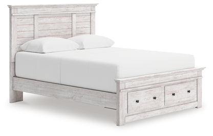 Makidern Queen Panel Storage Bed