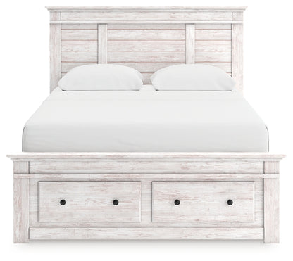 Makidern Queen Panel Storage Bed