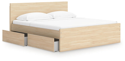 Onita Queen Panel Platform Bed with 2 Side Storage