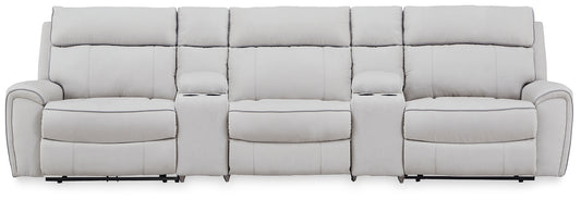 Social Pointe 5-Piece Power Reclining Sectional