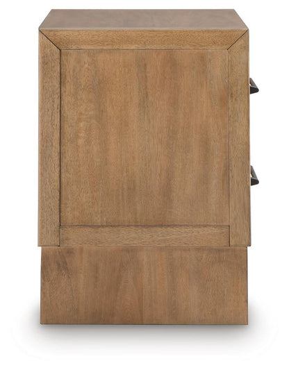 Sherbana Two Drawer Night Stand