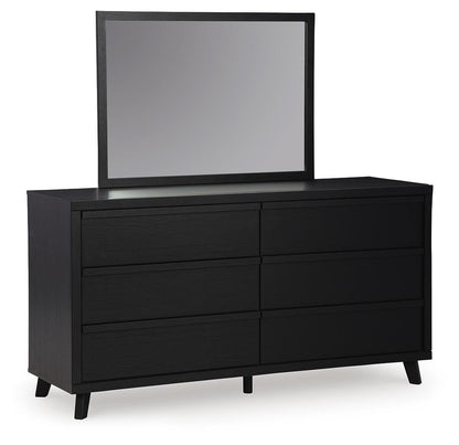 Danziar King Panel Headboard, Dresser and Mirror