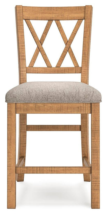 Havonplane Counter Height Dining Table and 6 Barstools