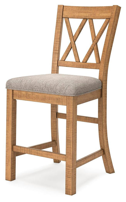 Havonplane Counter Height Dining Table and 10 Barstools