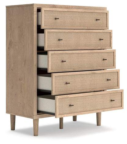 Cielden Queen Panel Headboard, Dresser, Mirror, Chest and Nightstand