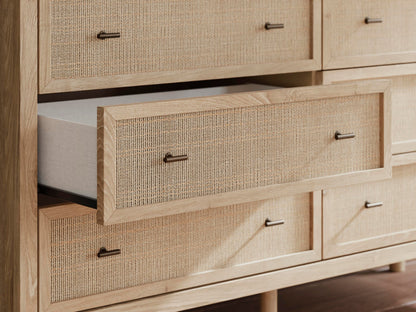 Cielden King Panel Headboard, Dresser, Mirror, Chest and Nightstand